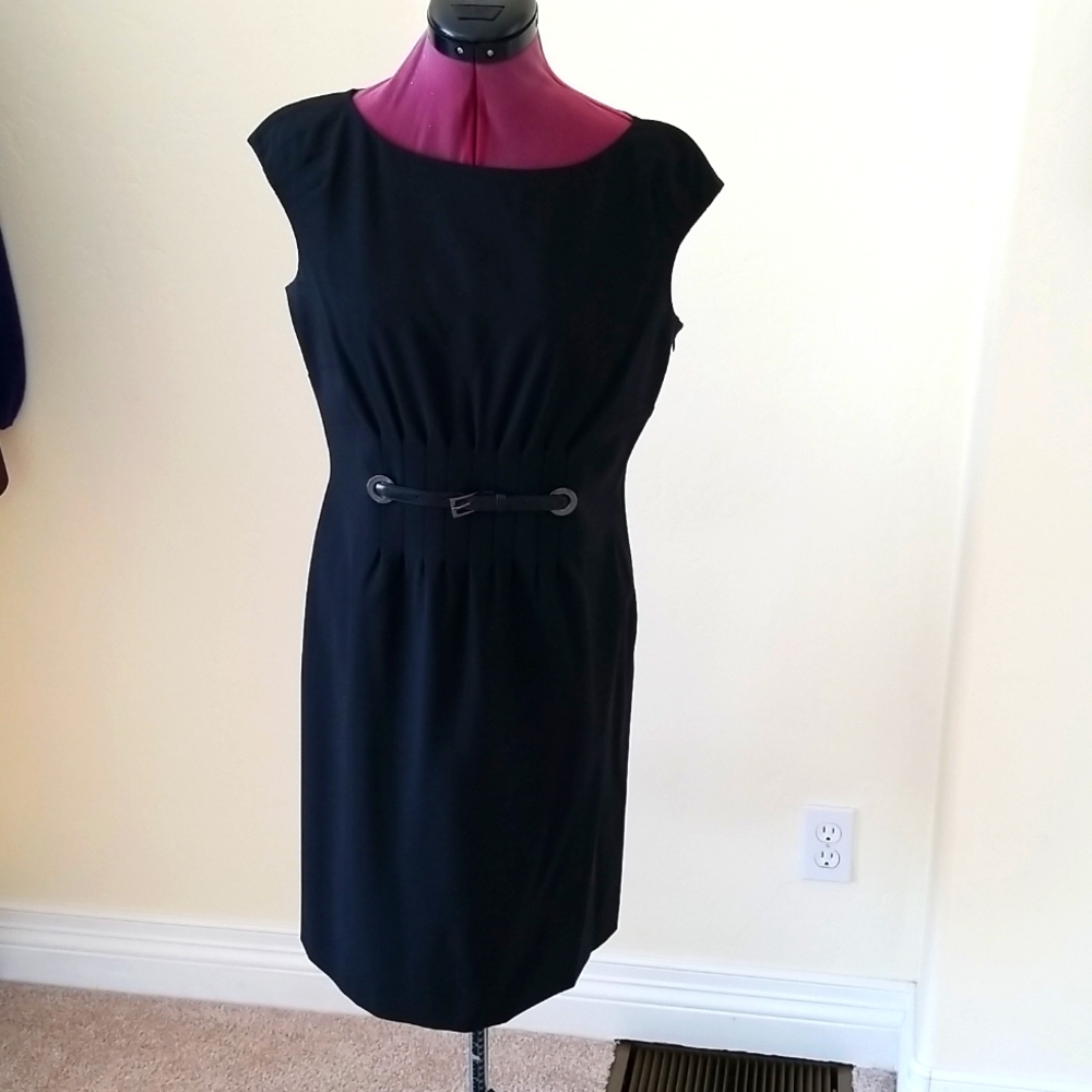 Ann Taylor black wool dress Size 8P